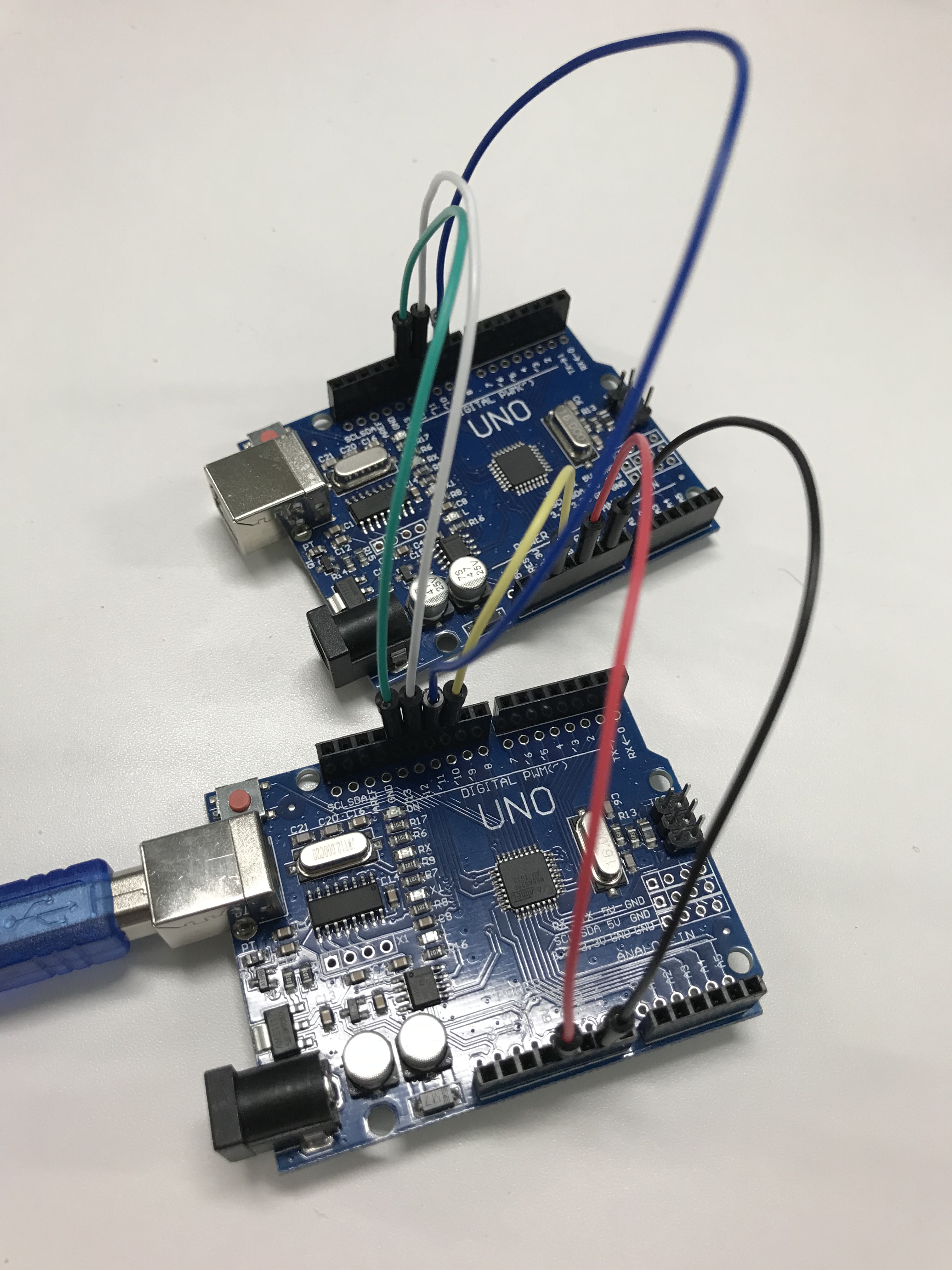 Arduino UNO互換品の実際の配線状態